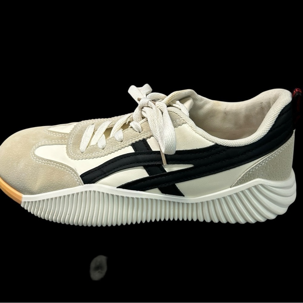 DF DE FLORANCE Cloudea™ women’s Sneakers Size 9.5 tan/ beige and white - Picture 5 of 15